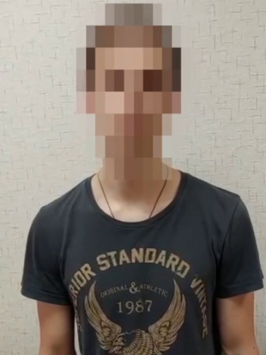 Screenshot from the video apology. Video apologies are an established form of state harassment in Russia, read more about them in <a href="https://wedgywaz---mekodxpr-bsccljbcrq-ez.a.run.app/en/apology-videos-and-more-post-full-scale-invasion-analysis-extrajudicial-pressure-tactics"><u>our report</u></a> / Source: Оперативные сводки